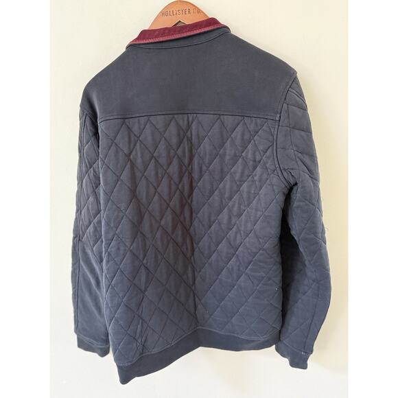 TED BAKER London Coat Jacket Size 4 Blue Quilted Full Zip Front Casual Career - Picture 7 of 14